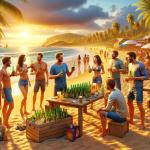 DALL·E 2023-11-12 14.05.29 - A photorealistic image of a beach beer party. The scene is vibrant and lively, capturing a group of people enjoying beer at a beach. They are gathered.png